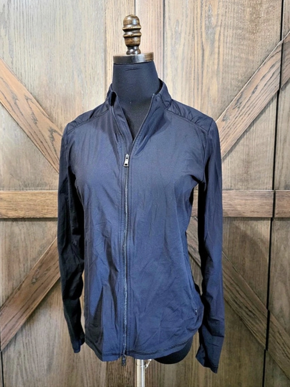 G/FORE Silky Tech Nylon Ruched Full Zip